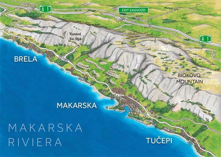 Apartman Tony Makarska Exterior foto